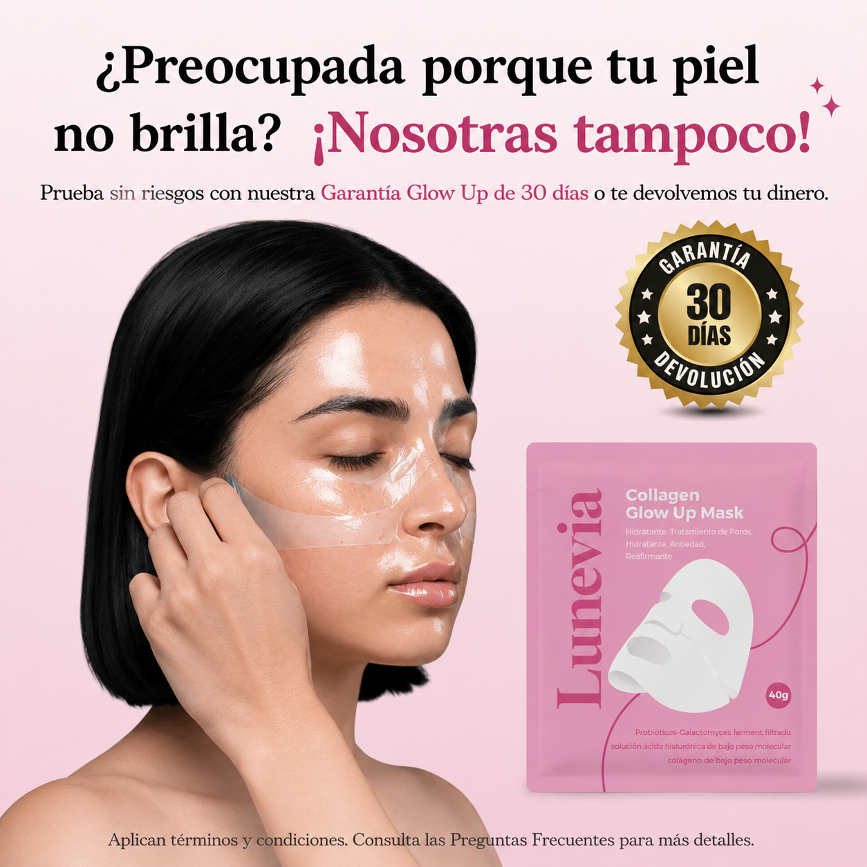 LUNEVIA Mascarilla de Colágeno