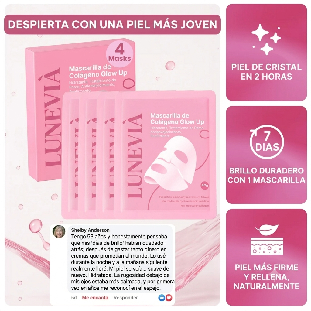 LUNEVIA Mascarilla de Colágeno
