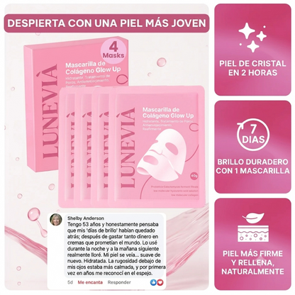 LUNEVIA Mascarilla de Colágeno